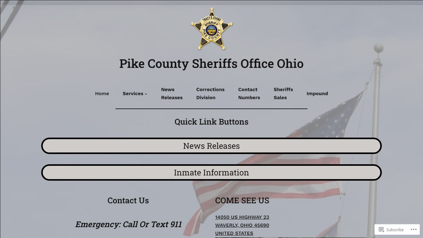 Home – Pike County Sheriffs Office Ohio